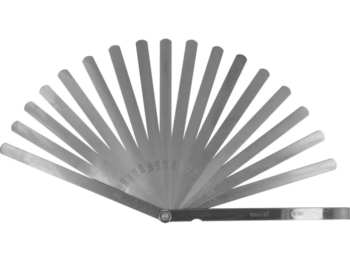 Szczelinomierz stal nierdzewna sprężynowa